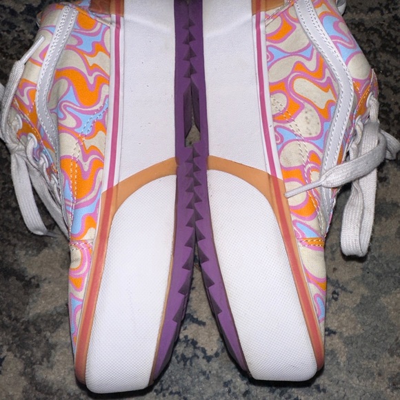 Vans Tapered Stacked UV Ink Sunwaves Sneakers size 7 - Picture 5 of 7